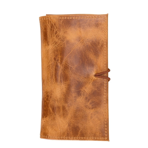 Lumiere Noure Leather Travel Cable Organiser – Rollable Cord & Accessory Wrap for Travel