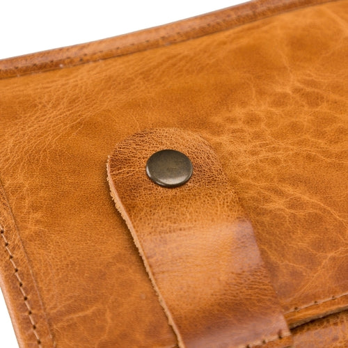 Lumiere Noure Leather Travel Cable Organiser – Rollable Cord & Accessory Wrap for Travel