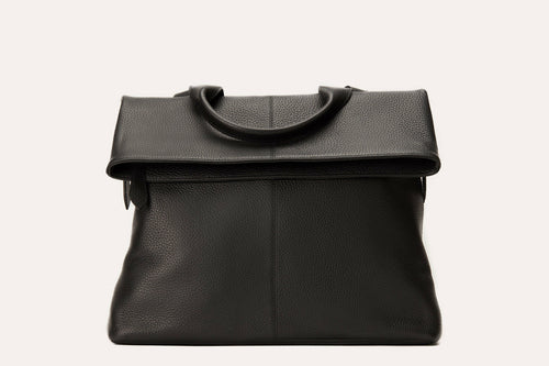 Lumiere Noure Leather Fold Over Tote