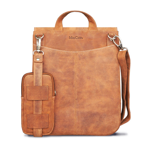 Lumiere Noure Premium Leather Crossbody Tablet Bag – Fits Tablets Up to 13" | Handcrafted Full-Grain Leather