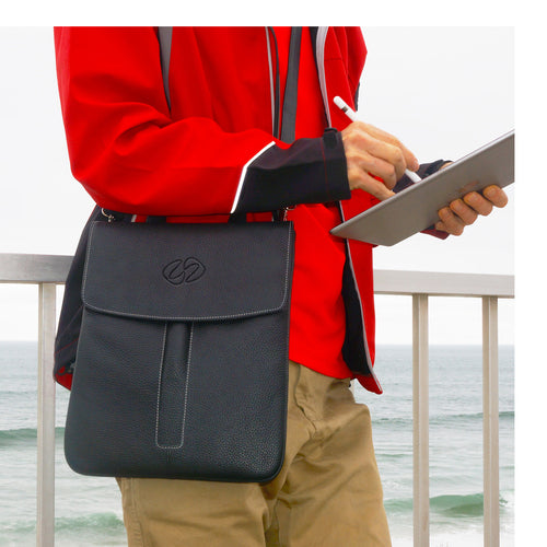 Lumiere Noure Premium Leather Crossbody Tablet Bag – Fits Tablets Up to 13" | Handcrafted Full-Grain Leather