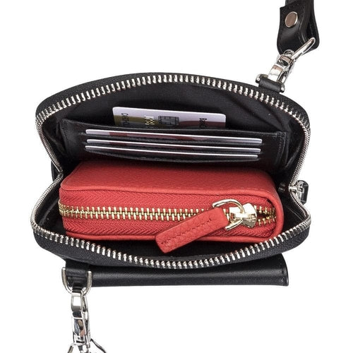 Lumiere Noure Genuine Leather Crossbody Bag – Universal Phone Wallet for Screens Up to 6.5" | Handmade