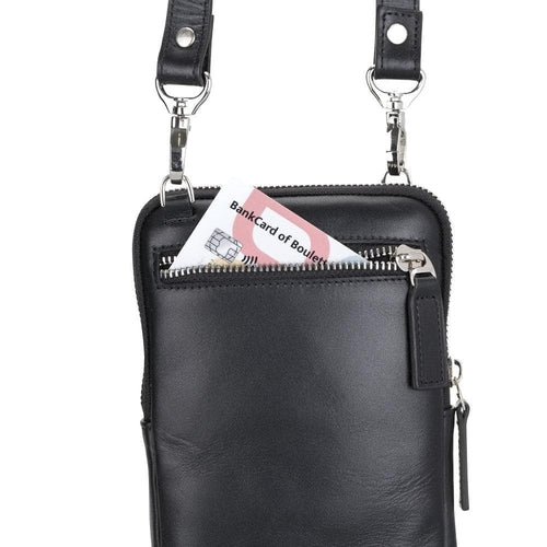 Lumiere Noure Genuine Leather Crossbody Bag – Universal Phone Wallet for Screens Up to 6.5" | Handmade