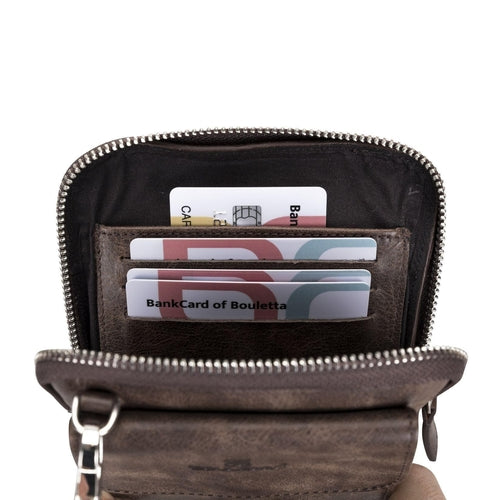 Lumiere Noure Genuine Leather Crossbody Bag – Universal Phone Wallet for Screens Up to 6.5" | Handmade