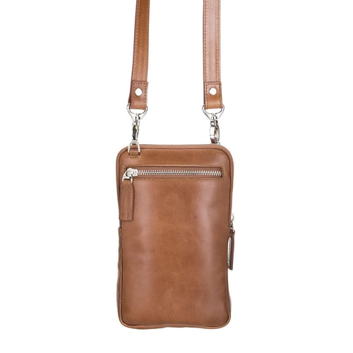 Lumiere Noure Genuine Leather Crossbody Bag – Universal Phone Wallet for Screens Up to 6.5" | Handmade
